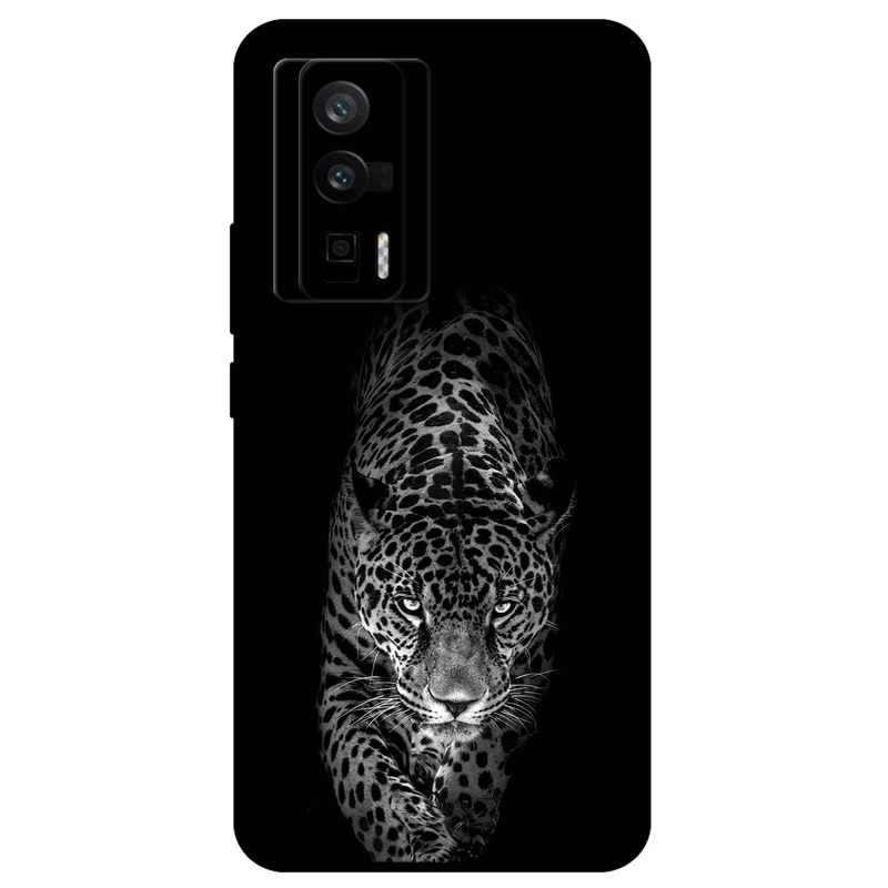 کاور مگافون طرح پلنگ مدل 1879 مناسب برای گوشی موبایل شیائومی Poco F5 Pro