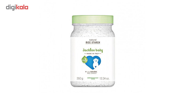 نشاسته نرم کننده پوست کودک جکلون مدل Natural حجم 350 میلی لیتر