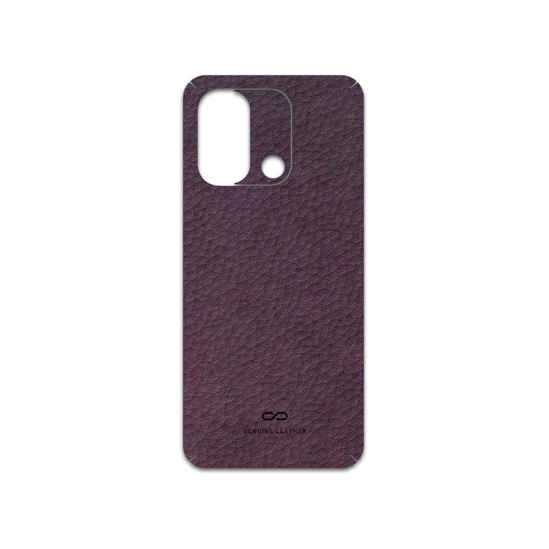 برچسب پوششی ماهوت مدل Purple-Leather مناسب برای گوشی موبایل شیائومی Redmi 12C