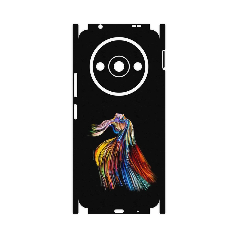 برچسب پوششی ماهوت مدل Rainbow Hair Digital Art-FullSkin مناسب برای گوشی موبایل شیائومی Redmi A3x