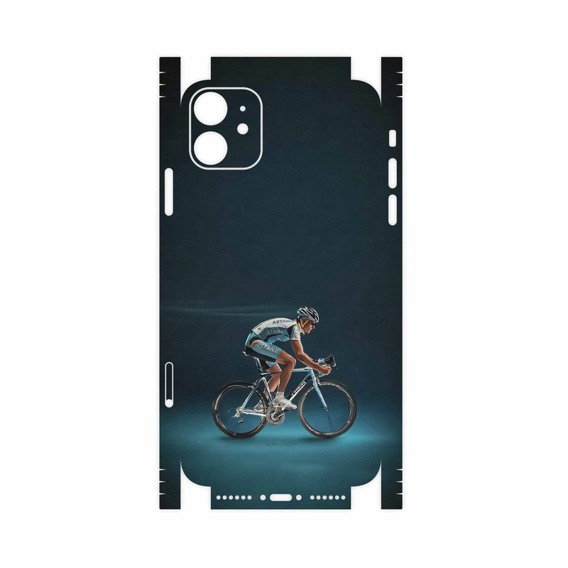 برچسب پوششی ماهوت مدل Road cycling-FullSkin مناسب برای گوشی موبایل اپل iPhone 11