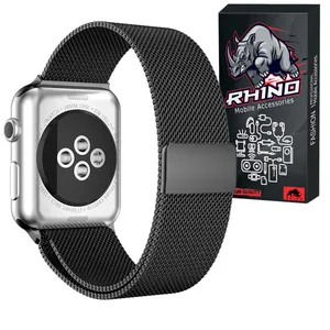 بند راینو مدل R-Milanese مناسب برای اپل واچ سری 8 45 میلی متری