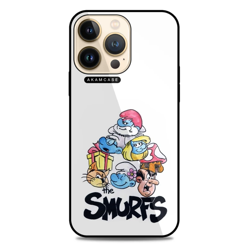 کاور آکام مدل AMC-WA13PRO-SMURFS-24 مناسب برای گوشی موبایل اپل iPhone 13 Pro