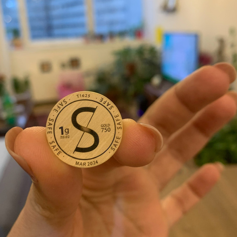 سکه گرمی طلا 18 عیار طلای سیف مدل لیزری کد S202401