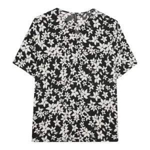 بلوز آستین کوتاه زنانه دفکتو مدل تنفسی هاوایی