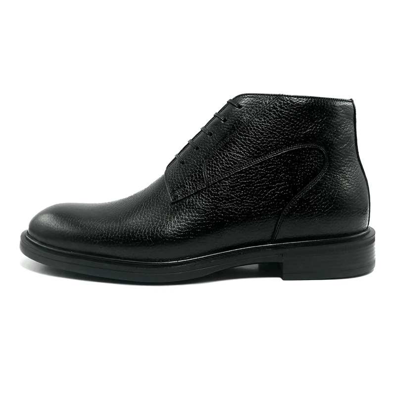 نیم بوت مردانه کرمانی مدل چرم دستدوز طبیعی فلوتر کد 647