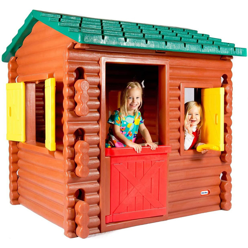 کلبه بازی کودک لیتل تایکس مدل Log Cabin Playhouse کلبه بازی کودک لیتل تایکس مدل Log Cabin Playhouse