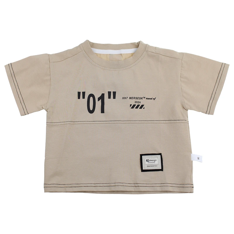 تی شرت آستین کوتاه پسرانه مدل A00437