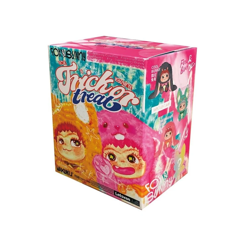 اسباب بازی شانسی مدل عروسک سوپرایزی واکوکو سری Fox & Bunny 