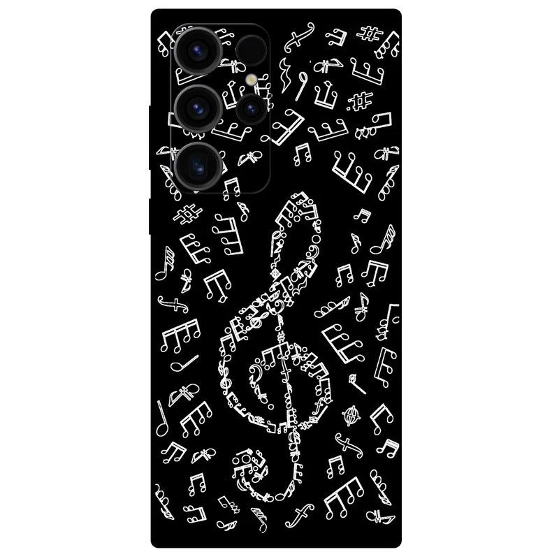 کاور مگافون طرح نوت موسیقی مدل 1370 مناسب برای گوشی موبایل سامسونگ Galaxy S23 Ultra   