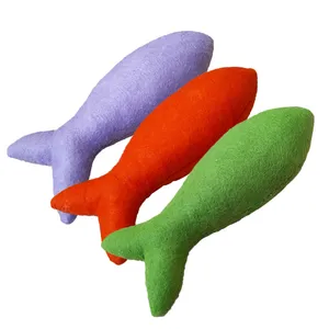 اسباب بازی سگ و گربه مدل ماهی بزرگ بسته 3 عددی