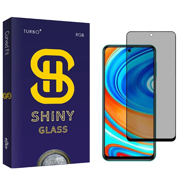 محافظ صفحه نمایش حریم شخصی آتوچبو مدل Shiny مناسب برای گوشی موبایل شیائومی Redmi Note 9 Pro