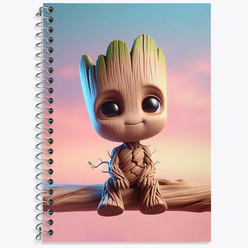 دفتر لغت 50 برگ خندالو طرح گروت (Groot) کد N1849