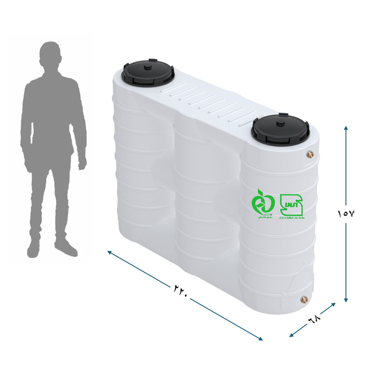 مخزن آب عمودی 1500 لیتر هرمز برکه مدل آسانرو