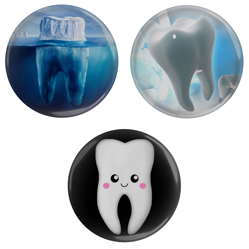 پیکسل مدل S3-4 طرح دندان و سلامت و دندانپزشکی مجموعه 3 عددی