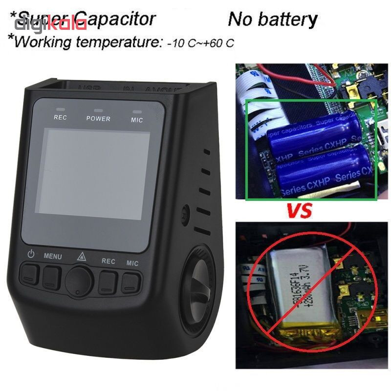 دوربین فیلم برداری خودرو وای فو مدل A118C2-G