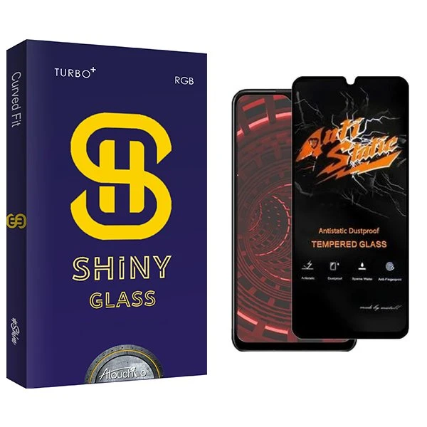 محافظ صفحه نمایش آتوچبو مدل Shiny Antistatic مناسب برای گوشی موبایل سامسونگ Galaxy A02