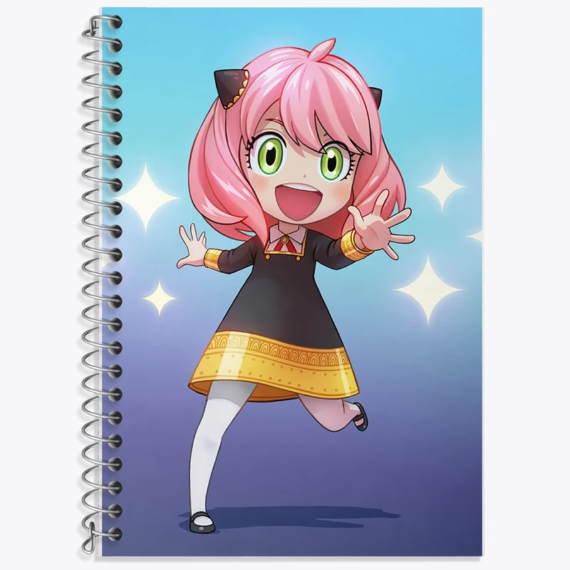 دفتر لغت 50 برگ خندالو طرح آنیا انیمه اسپای ایکس فمیلی کد F897