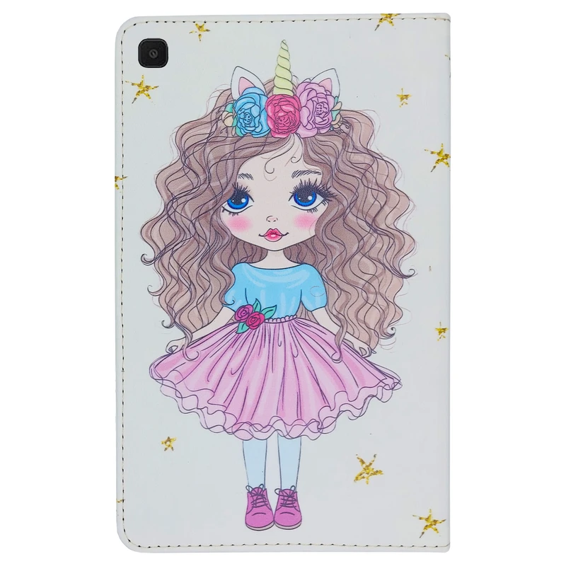 کیف کلاسوری طرح دختر فانتزی کد J-068 مناسب برای تبلت سامسونگ Galaxy Tab A 8.0 2019 T290 / T295