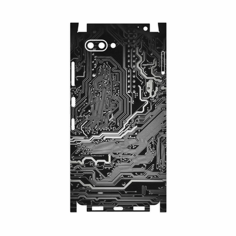 برچسب پوششی ماهوت مدل Black Printed Circuit Board-FullSkin مناسب برای گوشی موبایل بلک بری Key 2