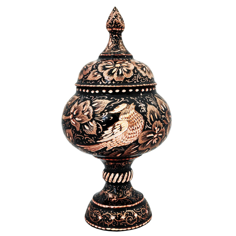 شکلات خوری مسی مدل حکاکی کد h22