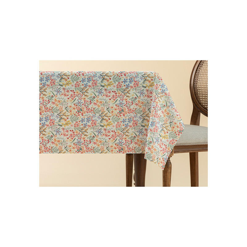 رومیزی انگلیش هوم مدل Flower Square 140x140 رومیزی انگلیش هوم مدل Flower Square 140x140