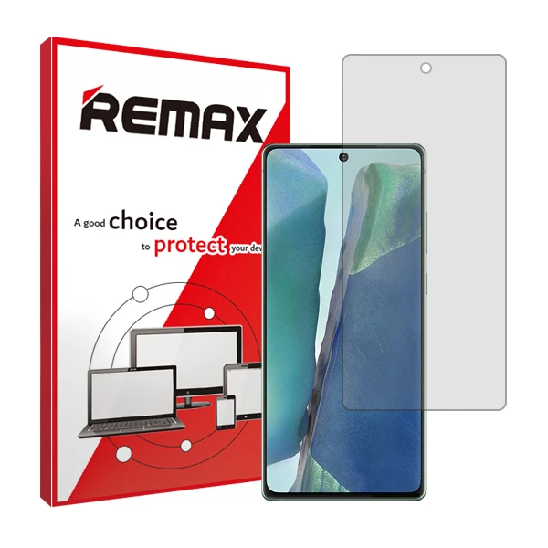 محافظ صفحه نمایش شفاف ریمکس مدل HyGEL مناسب برای گوشی موبایل سامسونگ Galaxy Note20 