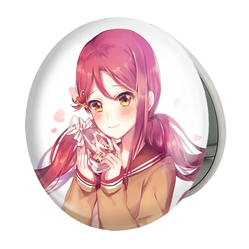 آینه جیبی خندالو طرح ریکو انیمه مادوکا مجیکا Madoka Magica مدل تاشو کد 18399 