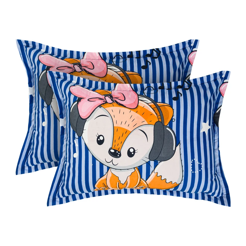 روبالشی آدنو مدل Lovely fox کد MC15 سایز 70x50 سانتی متر بسته 2 عددی