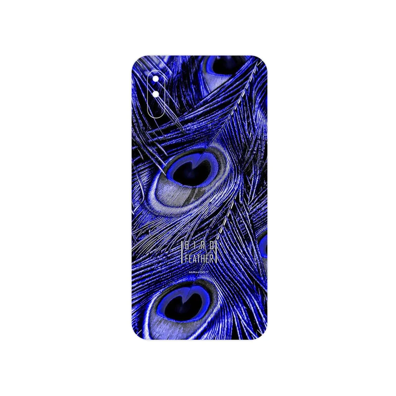 برچسب پوششی ماهوت مدل Purple Feather مناسب برای گوشی موبایل شیائومی Redmi 9i Sport
