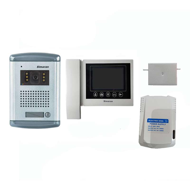 دربازکن تصویری سیماران مدل HS43m100V1G مجموعه 4 عددی