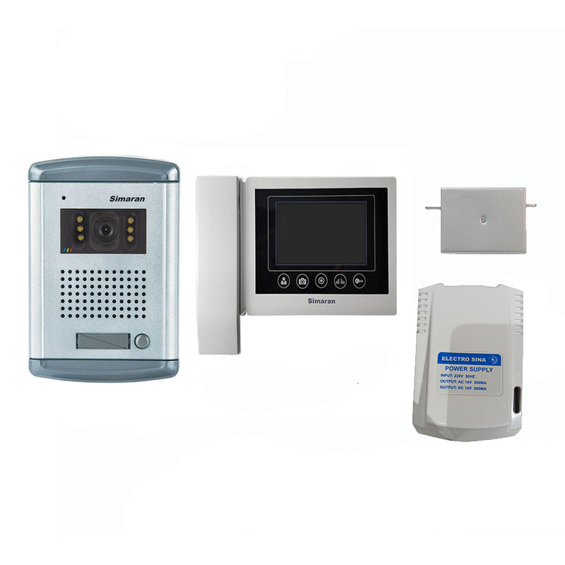 آیفون تصویری سیماران مدل 43tkM200V1 مجموعه 4 عددی