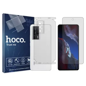 Hoco HyGEL model transparent screen protector suitable for Xiaomi Poco F5 Pro mobile phone along with the back protector