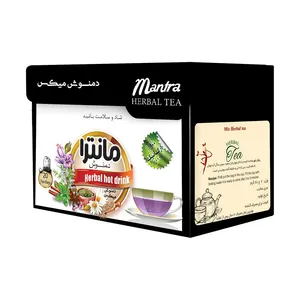دمنوش میکس گیاهی و میوه ای مانترا بسته 20 عددی
