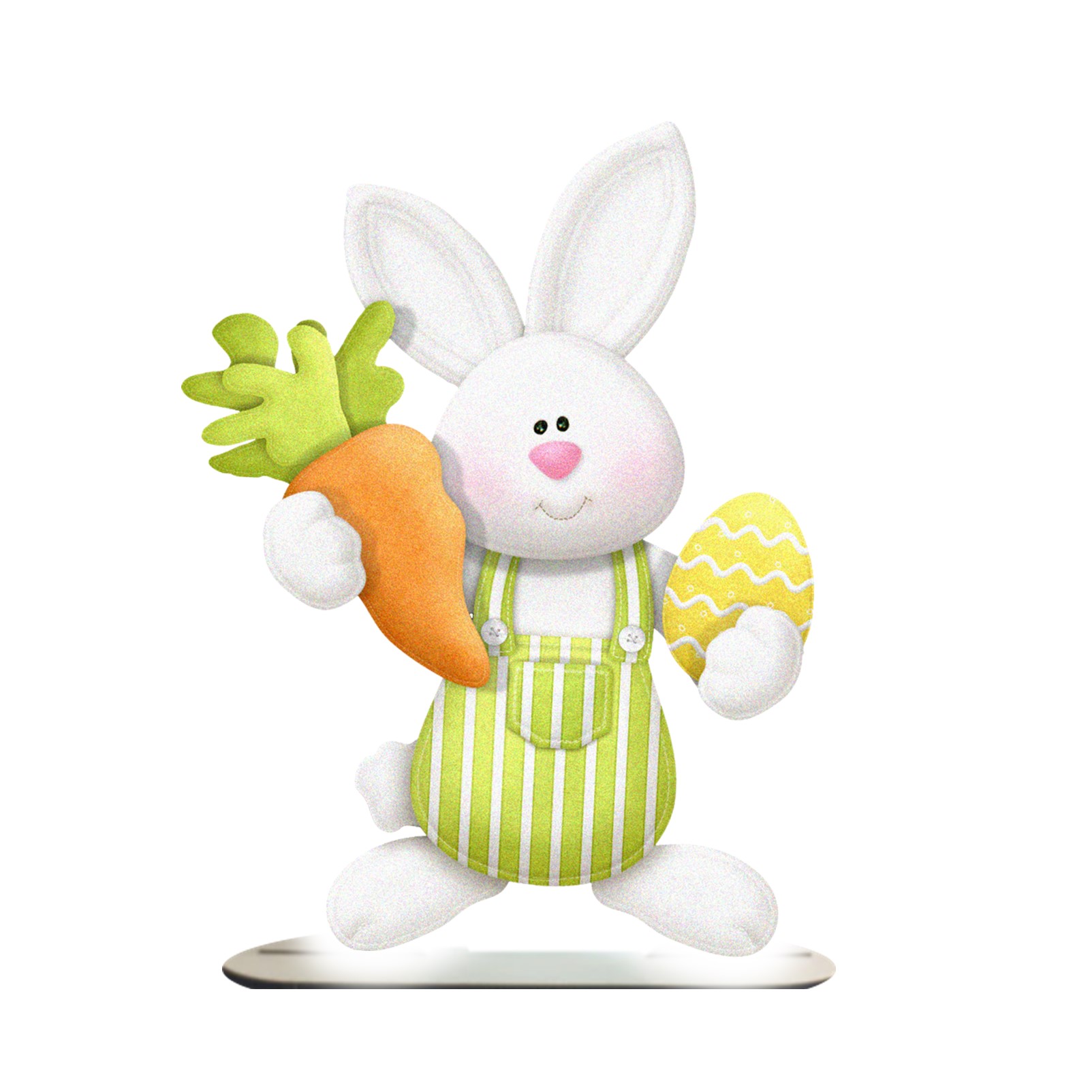استند رومیزی تزیینی مدل خرگوش با هویج و تخم مرغ