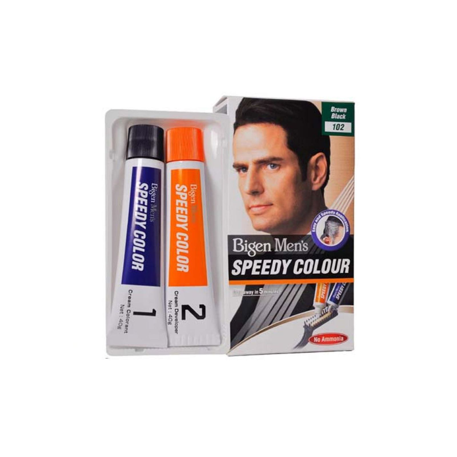 کیت رنگ مو بیگن سری speedy colour مدل brown black شماره 102 -  - 4