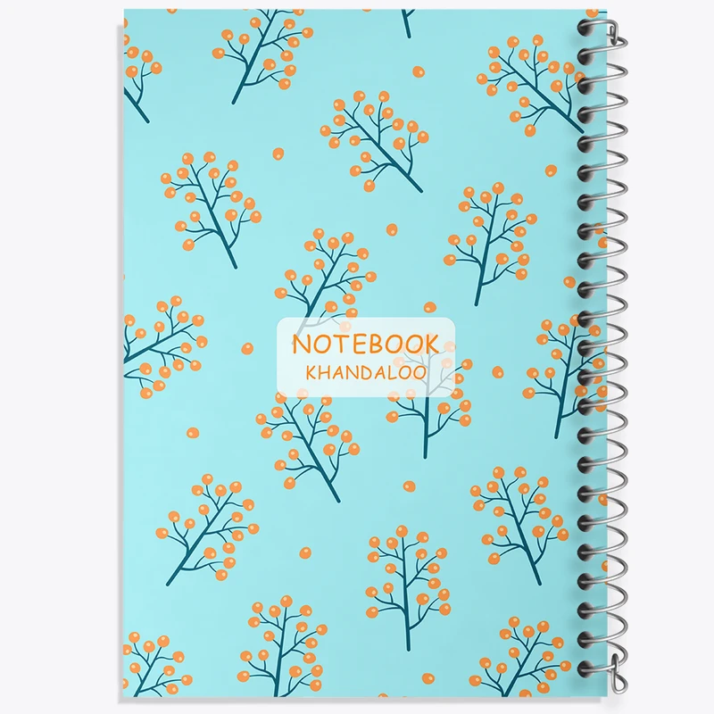 دفتر شطرنجی 50 برگ خندالو مدل پترن فانتزی کد N1376