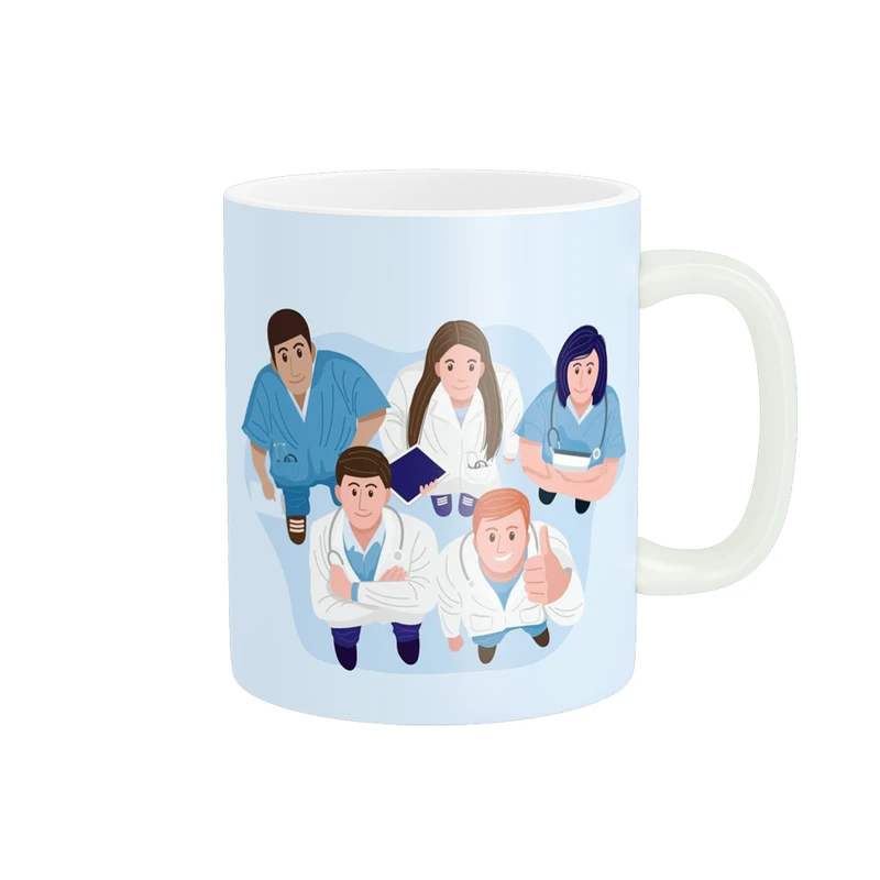 ماگ پادآفرین مدل روز پرستار مبارک کد p1699