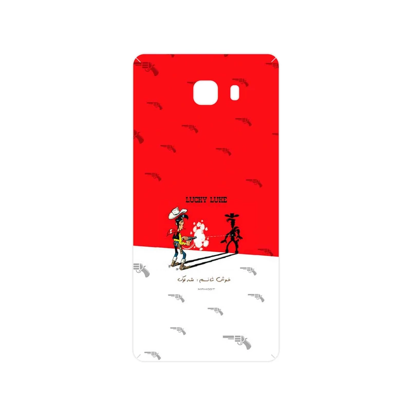 برچسب پوششی ماهوت مدل Lucky Luke مناسب برای گوشی موبایل سامسونگ Galaxy C9 Pro