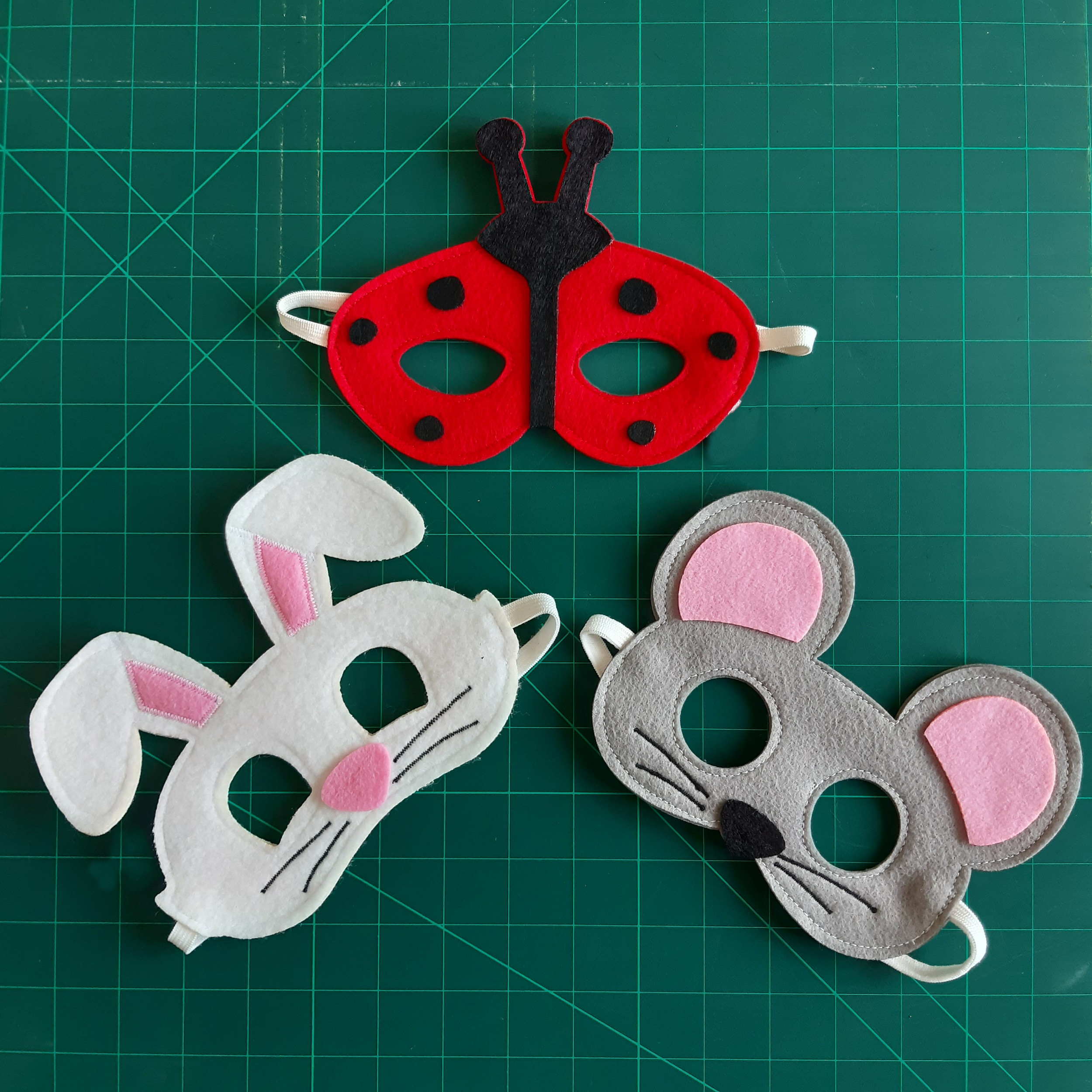 ماسک ایفای نقش رهام پاپالو مدل حیوانات  کد 10 مجموعه 3 عددی