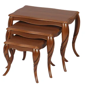 میز عسلی سهیل کد 0070GR مجموعه سه عددی