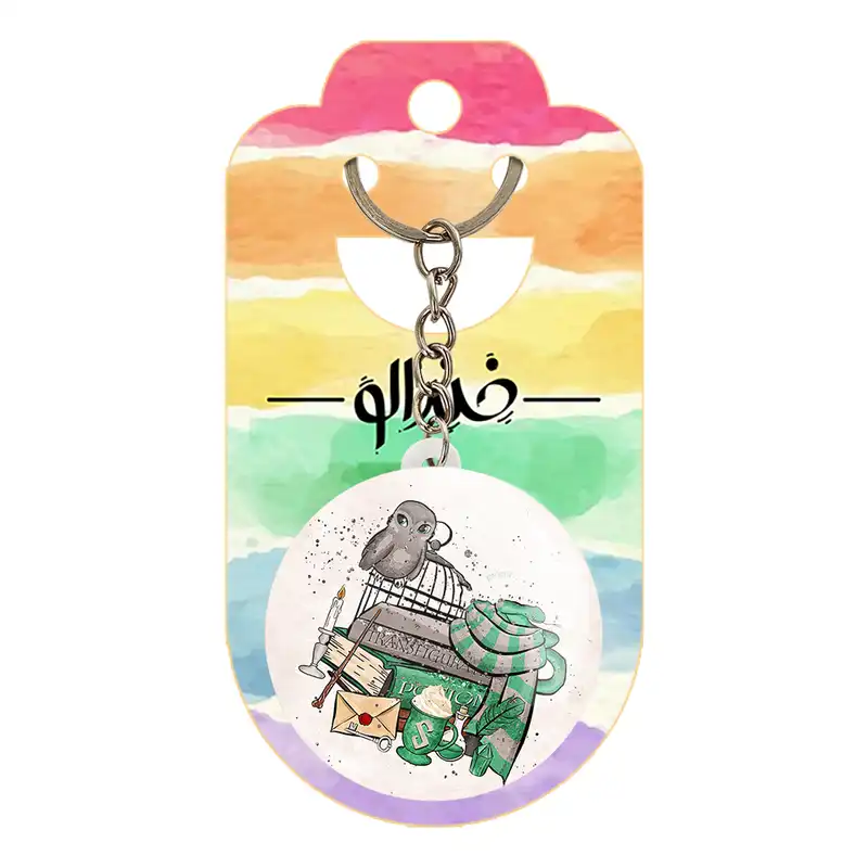 جاکلیدی خندالو مدل هری پاتر خانه اسلیترین  کد 24932