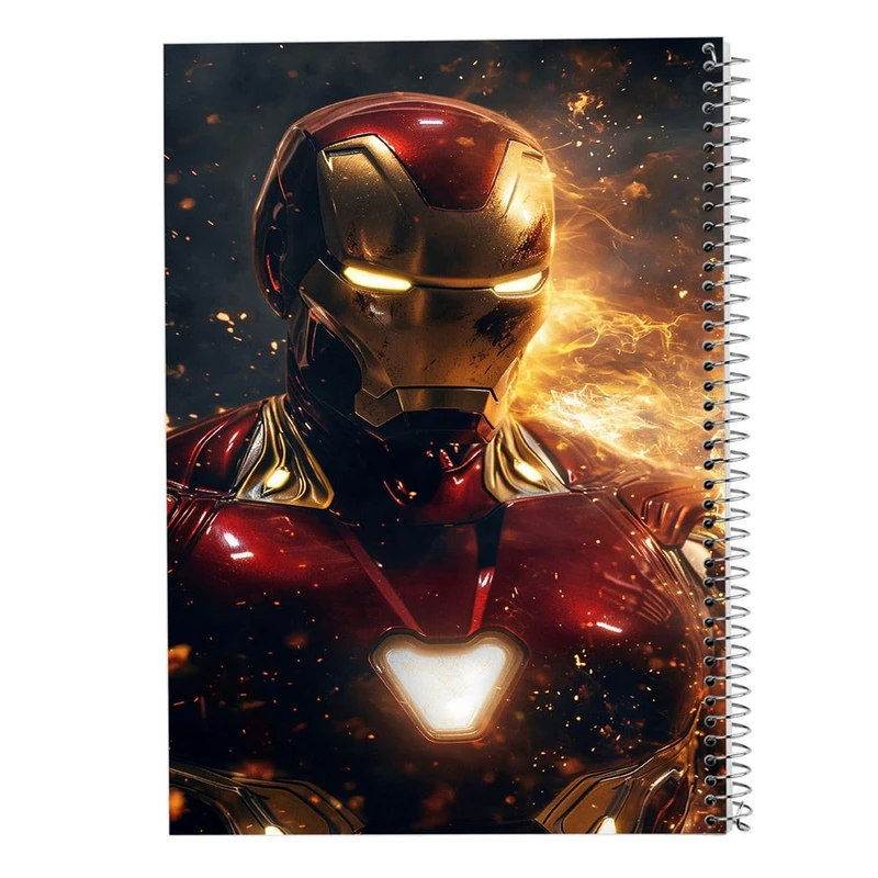 دفتر نقاشی 50 برگ مدوپد مدل مردآهنی (Iron man) کد DF15643