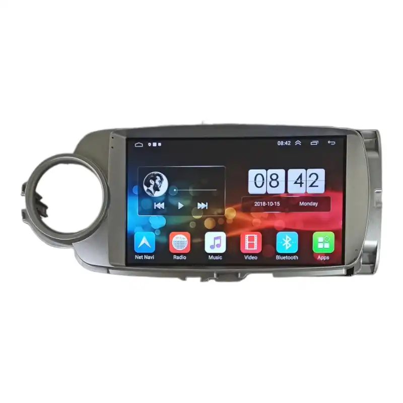 پخش کننده تصویری خودرو گلدن24 مدل TS6 مناسب برای تویوتا یاریس هاچ بک 14-2012