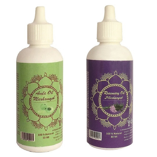 روغن تقویت کننده مو، مژه و ابرو مرهم یاب مدل رزماری و آمله حجم 80 میلی لیتر مجموعه 2 عددی روغن تقویت کننده مو، مژه و ابرو مرهم یاب مدل رزماری و آمله حجم 80 میلی لیتر مجموعه 2 عددی