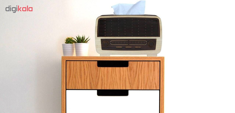 جعبه دستمال کاغذی طرح رادیو