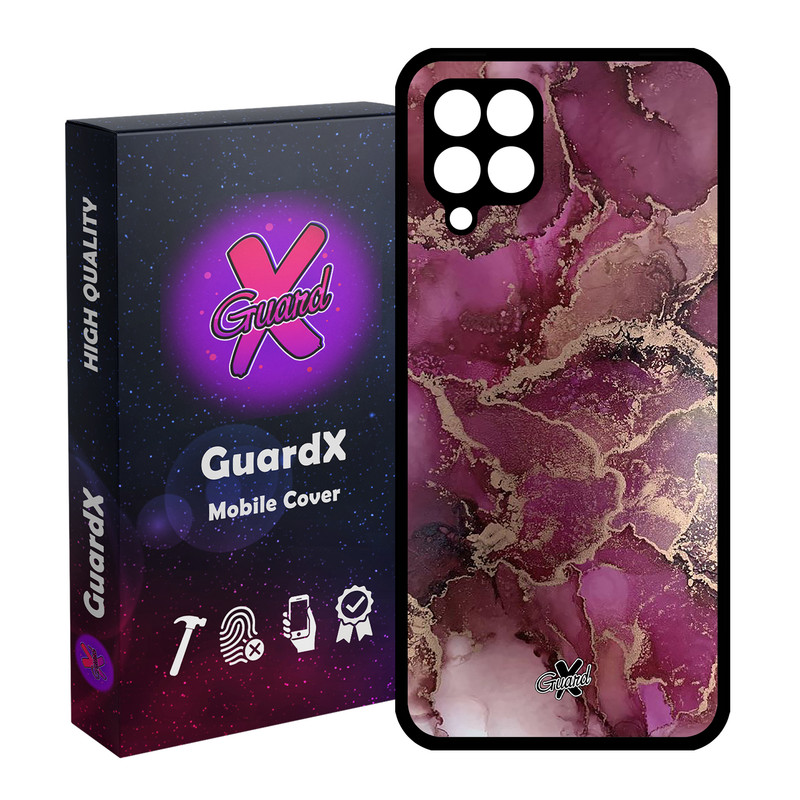 کاور گارد ایکس طرح ماربل مدل Glass10271 مناسب برای گوشی موبایل سامسونگ Galaxy A12