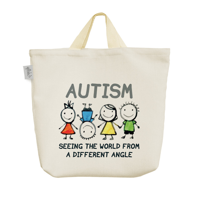ساک خرید خندالو مدل اتیسم Autism کد 2595