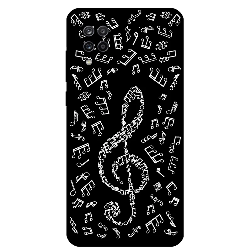کاور مگافون طرح نوت موسیقی مدل 1370 مناسب برای گوشی موبایل سامسونگ Galaxy M22   