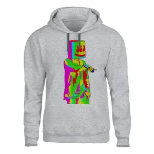 هودی مردانه مدل مارشملو  کد 94 رنگ طوسی